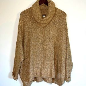 NEOT Ruby Moon tunic sweater in tan size small